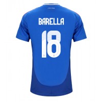 Italien Nicolo Barella #18 Hjemmebanetrøje EM 2024 Kortærmet